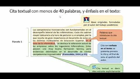 ¿Cuáles son los dos tipos de citas?