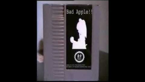BAD APPLE!! NES GAME (REAL NES CARTRIDGE!!!)