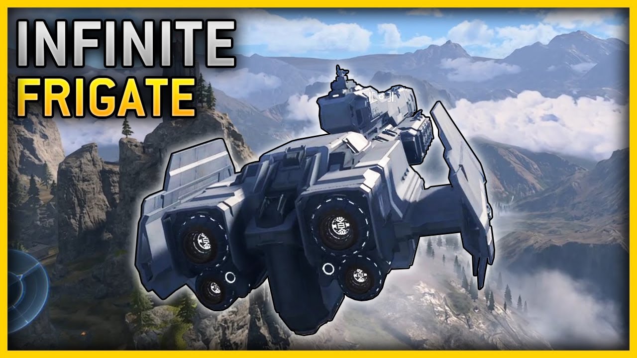 Flying the UNSC Frigate in Halo Infinite YouTube