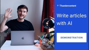 Write articles with AI — Demo  (Thundercontent  ⚡️)