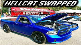 Hellcat Swap Dodge Dakota & RAM 1500 at MOPARTY DAY 2