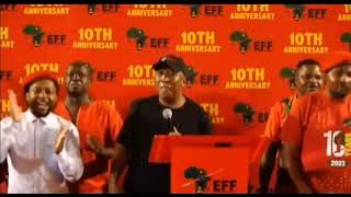 CIC Julius Malema Leading EFF Gauteng Branches In Song Ahead Of The National Shutdown.