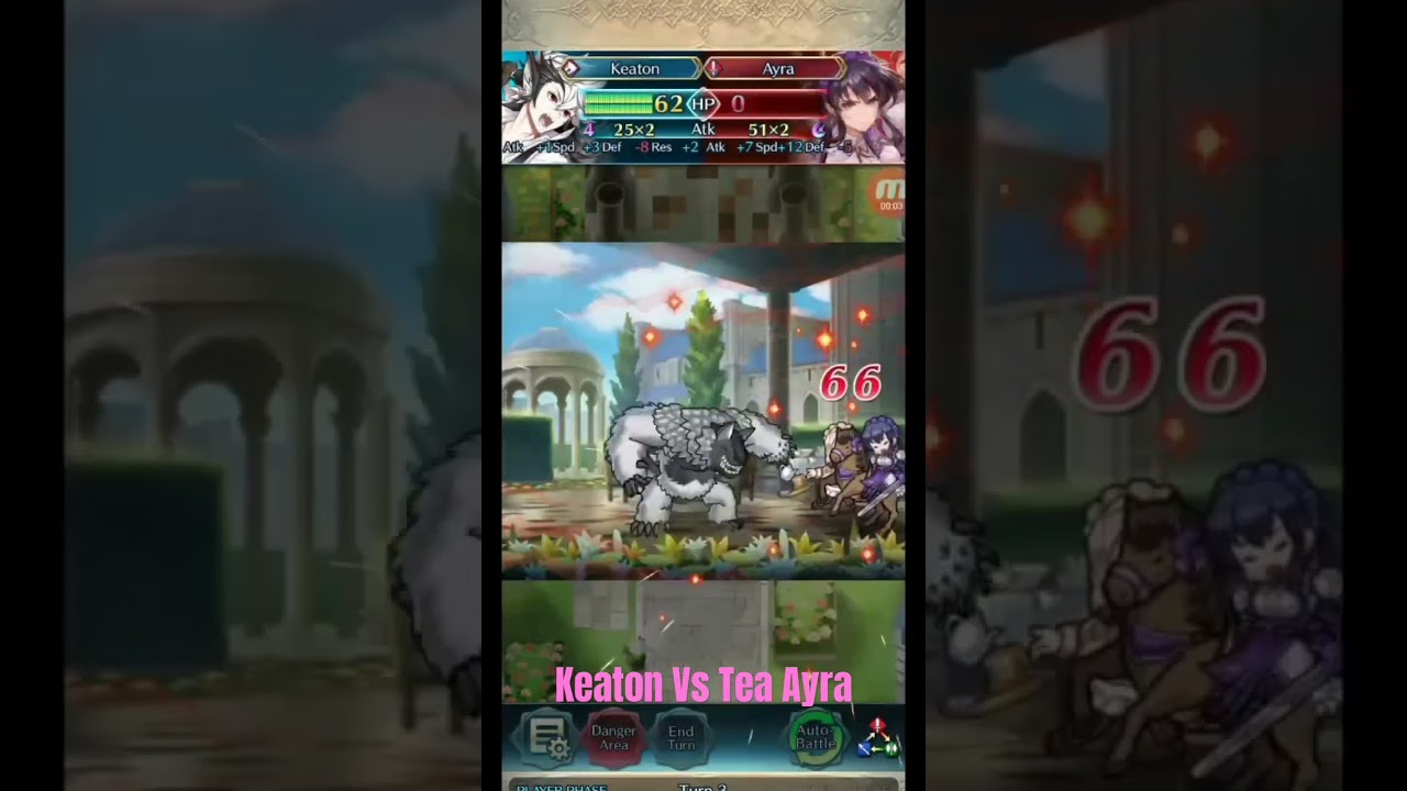Fire Emblem Heroes Keaton Vs Tea Ayra 