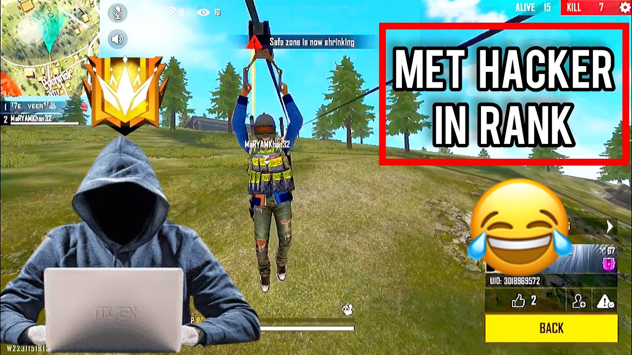 I MET HACKER !!!🤯 IN RANK || SPEED HACK || FUNNY GAMEPLAY || FREE FIRE || IDLE FF
