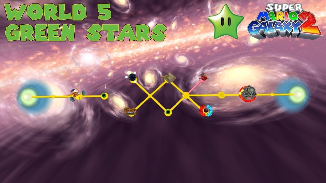 Let's Play Super Mario Galaxy 2: The Green Stars Ep. 5 - World 5