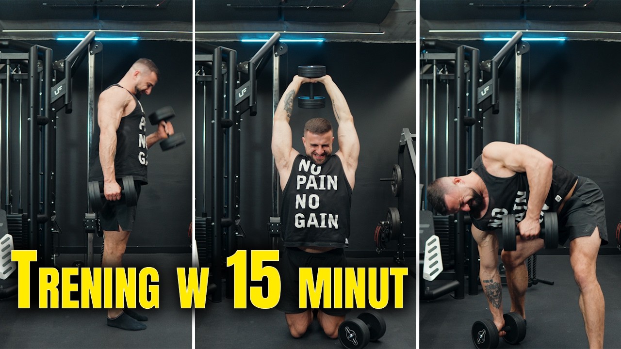 TRENING CAŁEGO CIAŁA w domu z hantlami