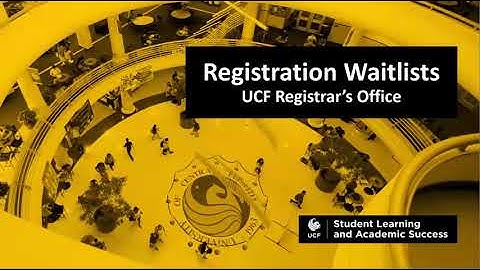 Registration Waitlists