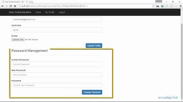 Allow user to change account password PHP