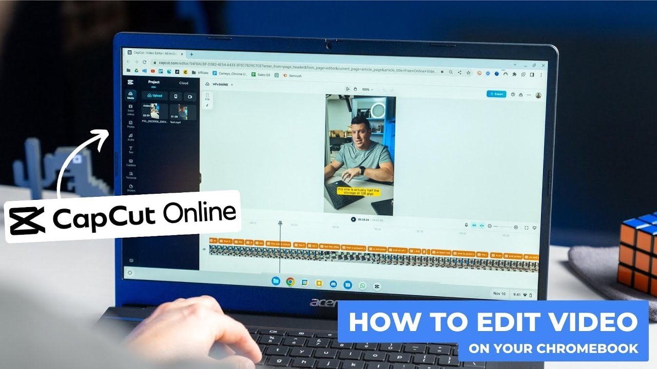 Как легко редактировать видео на Chromebook с помощью CapCut Online