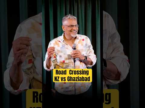 Road Crossing NZ vs Ghaziabad #comedy #humor #standupcomedy #funny | Manish Tyagi
