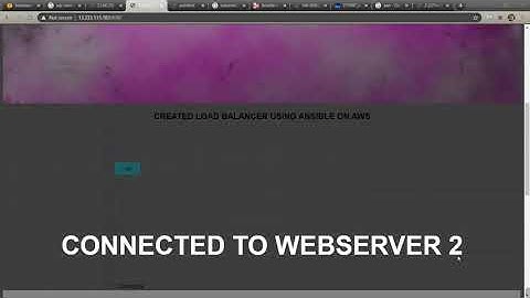Checking Load Balancer Created By Ansible On AWS