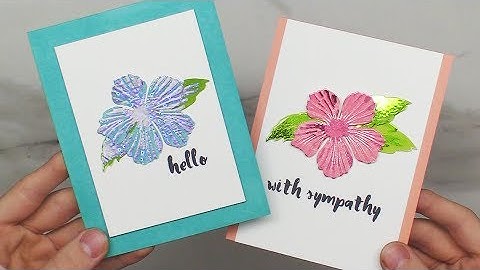 Foiled Stamp Layering