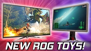 NEW 4K Gaming Monitors Anybody? 😁 Asus ROG @Gamescom 2019!