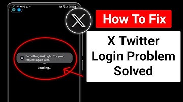 How to fix twitter something isn