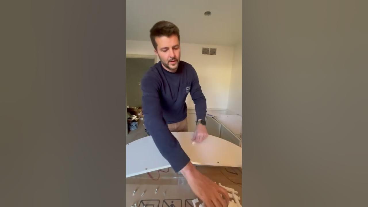 Assemble and install Lazy Susan. Ikea Utrusta Carousel