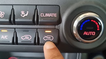 AC automatically shifts to outside fresh air in Kia Sportage, how to disable it