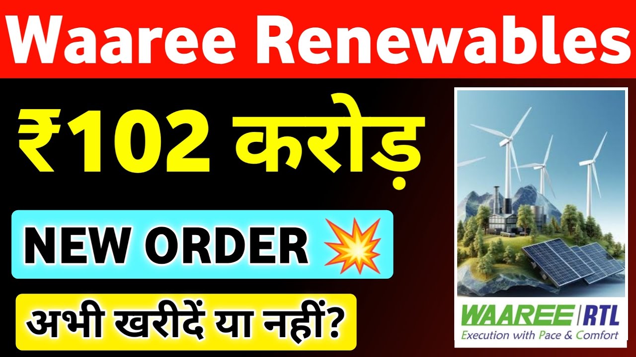 Waaree Renewables Share Latest News 🔥 Waaree Renewables Share New Order
