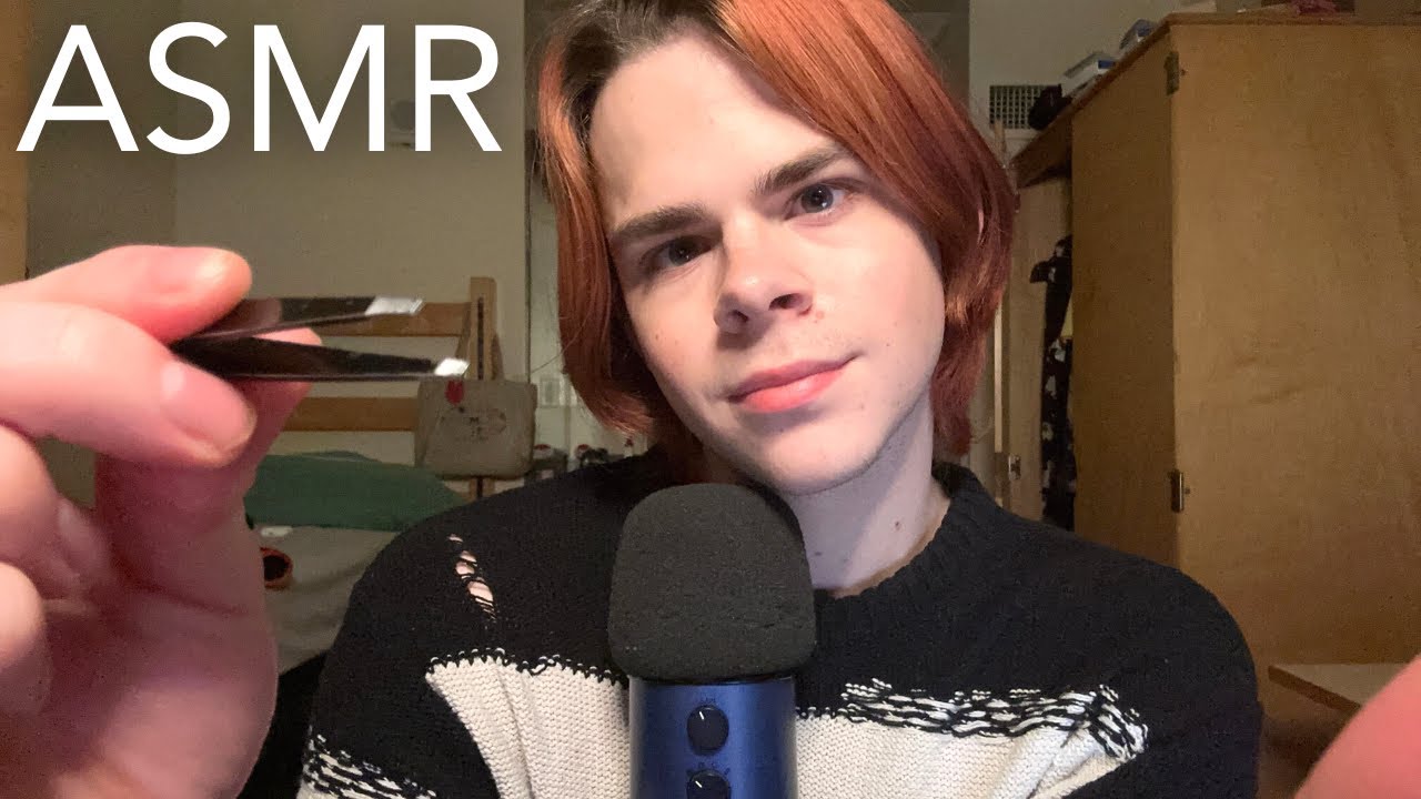 ASMR Plucking Negative Energy