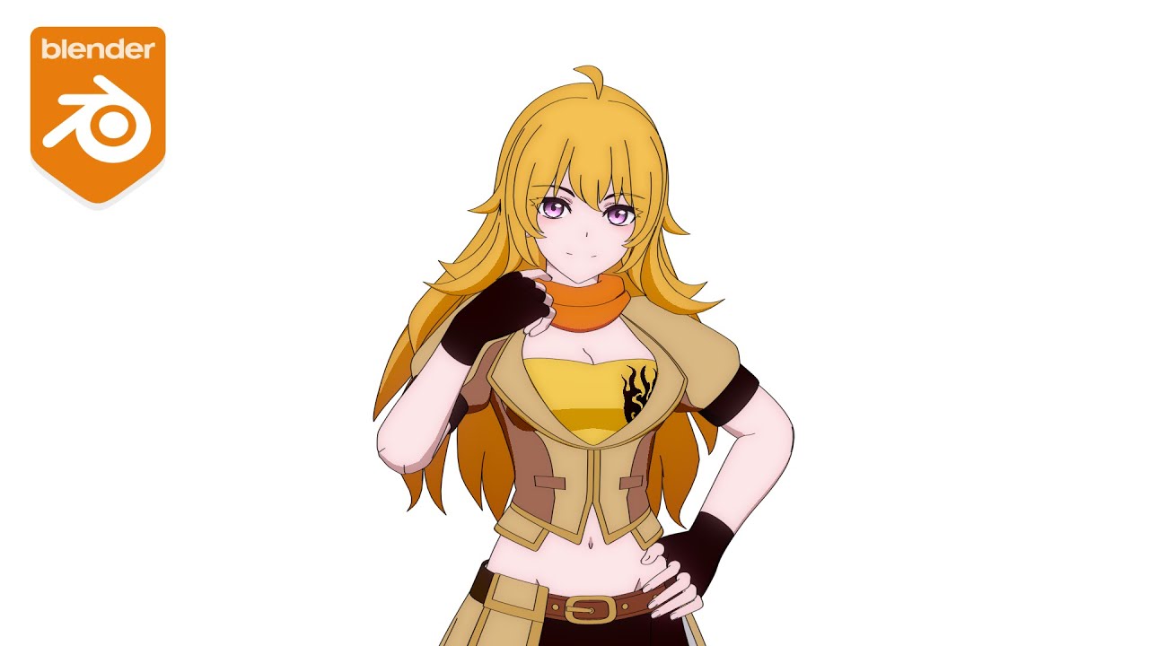 Creating 3D character with Blender (RWBY)