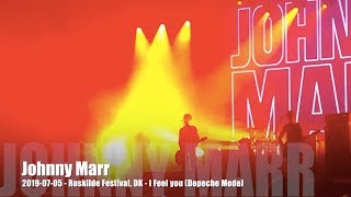 Video thumbnail of "Johnny Marr - I Feel You (Depeche Mode) - 2019-07-05 - Roskilde Festival, DK"