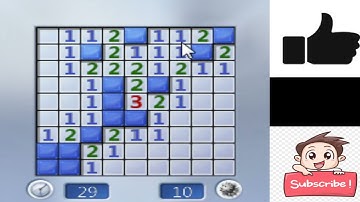 Minesweeper Windows 7 Game Winning ll Please subscribe