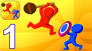 Move.io: Move Stop Move - Stickman Crowd 3D - Gameplay Part 1 All Levels (Android, iOS) screenshot 1