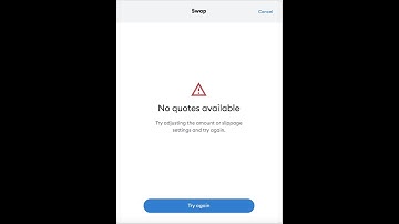 Fix MetaMask Error: "No Quotes Available" / "Error Fetching Quote" – Quick & Easy Solution!