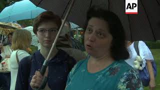 Moscow rally in support of pair held over alleged links to New Greatness group