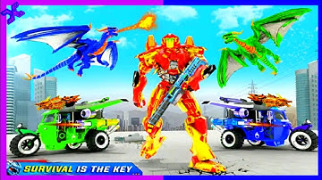 Dragon Robot Tuk Tuk Transform Android gameplay