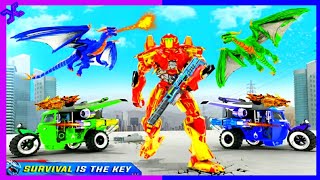 Dragon Robot Tuk Tuk Transform Android gameplay screenshot 4
