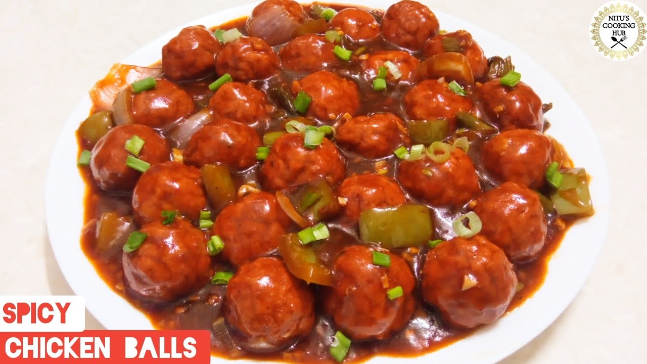 Spicy Chicken Balls|Indo Chinese Chicken Balls|Chicken Keema Manchurian ...