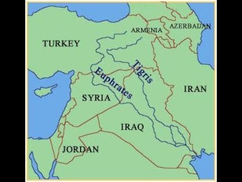 Карта где река тигр Biblical Rivers of EZRA: Changing names to control the Narrative - YouTube