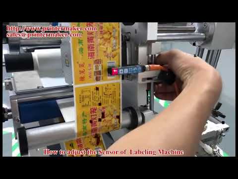 how to adjust the sensor of labeling machine