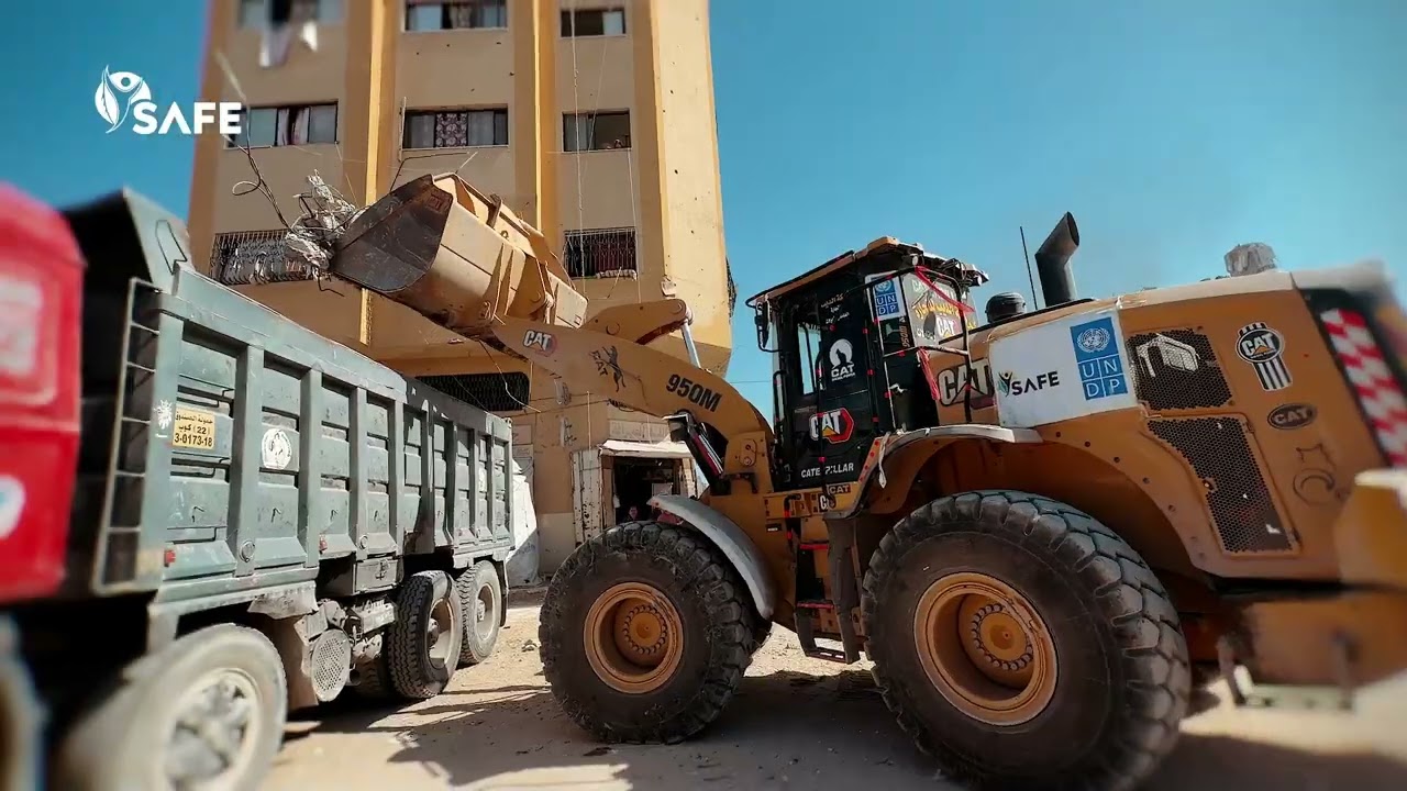SAFE تدعم جهود الإنقاذ الطارئة عقب انهيار مبنى السعادة في مدينة غزة