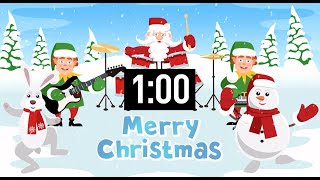 1 Minute Timer with Christmas Music! Countdown Timer for Kids! Wealth