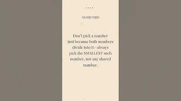 GED Math: Find the Least Common Multiple Fast & Easy!