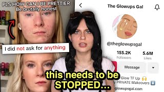 TheGlowUpsGal: TikTok's Worst Account For Girls