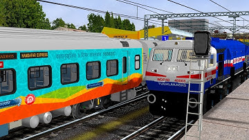 Humsfar Express Departure From Nagpur || MSTS In Open Rail