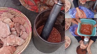 Toturial red brick 🧱 crushing  😊 yummy colour 🤤I hope you like it 😍 RM ASMR WORLD ❤️ screenshot 5