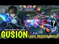 Gusion best build and emblem for season 23 you must try  build top 1 global gusion