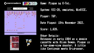 Plague - K-Tel - Commodore VIC-20 - WinVICE - 1,628 points.