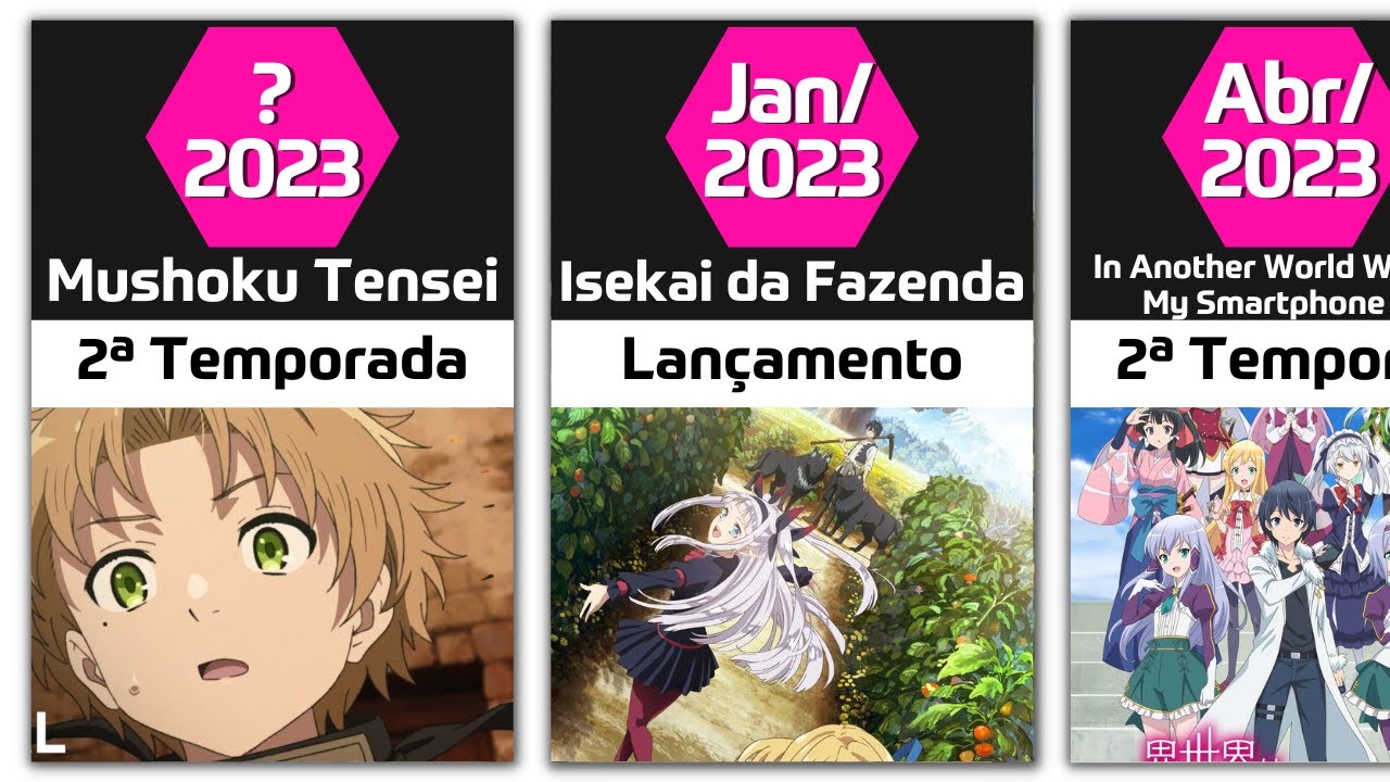 Todos os animes isekai da temporada de verão 2023