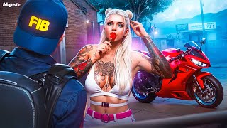 МИЛАШКА ОБМАНЫВАЕТ ГОСНИКОВ НА УГОНЕ, А ОНИ НЕ МОГУТ УСТОЯТЬ | GTA5 на MAJESTIC RP