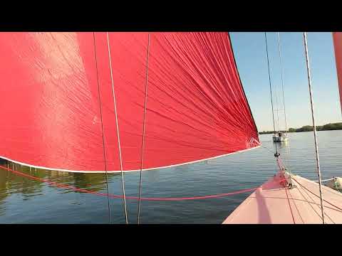 Diy bowsprit and asymetrical spinnaker on my Etchells