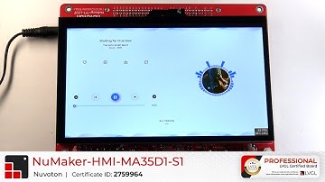 NuMaker HMI MA35D1 S1 (small) | board certification review | LVGL