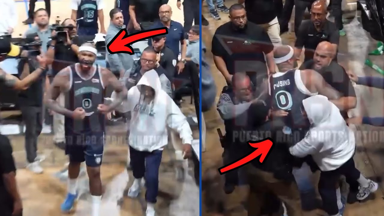 Demarcus Cousins GOING CRAZY After Puerto Rico Fans Threw Foods & Drinks At Him! FULL VIDEO FOOTAGE!