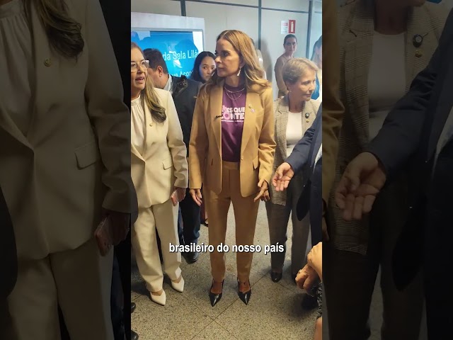 O Senado Federal inaugurou a primeira Sala Lilás em um Parlamento no mundo.