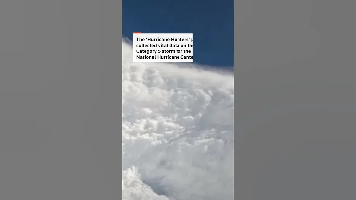 Storm hunters fly into Hurricane Melissa's eye