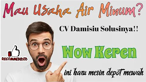 Mesin Usaha Depot Air Minum Isi Ulang | WA : 085811190990