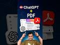 Edit PDF in ChatGPT #pdf #chatgpt #chatgpttips #tipsandtricks #howto #techtips